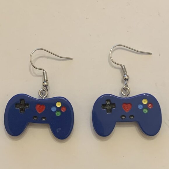X Box Earrings, Gaming Earrings, Novelty Earrings, Gift Idea, Silly Earr… - Picture 2 of 4
